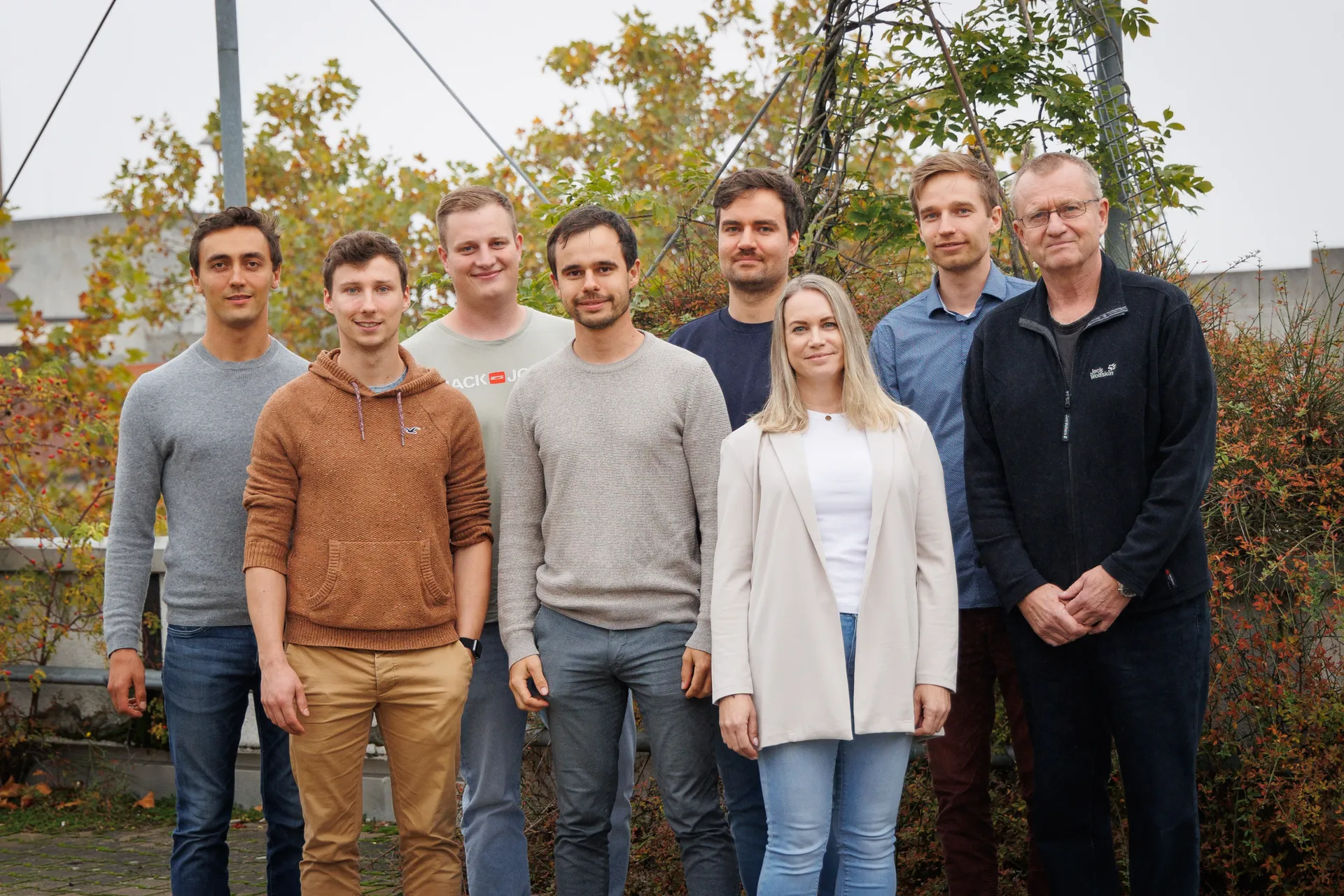 Das gesamte Team von TB Copters